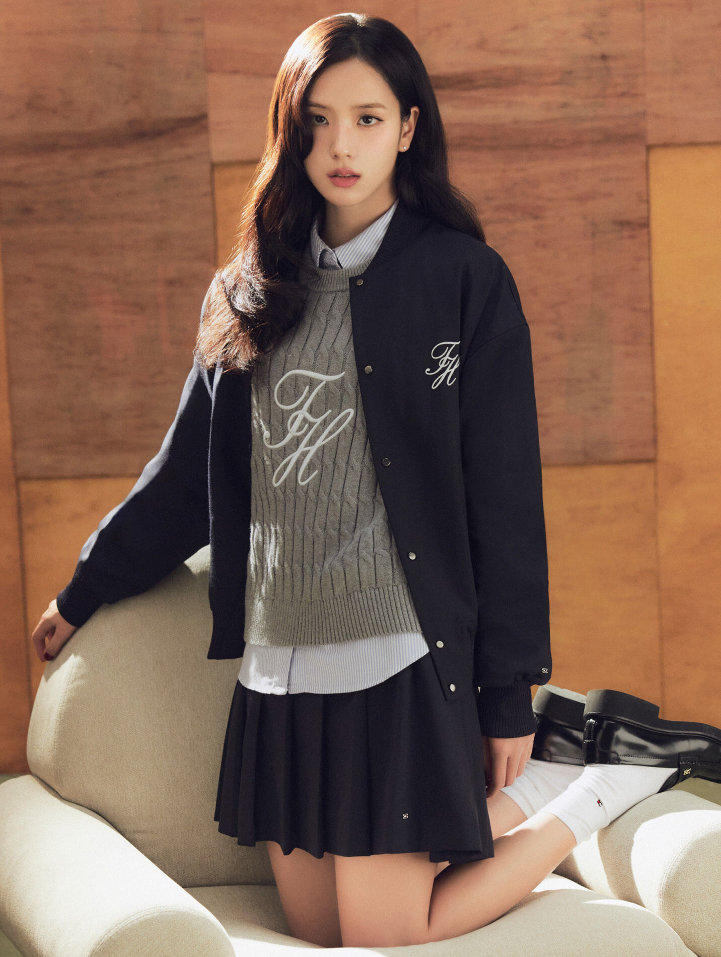 Tommy Hilfiger Remix tradition with  JISOO’s winter picks