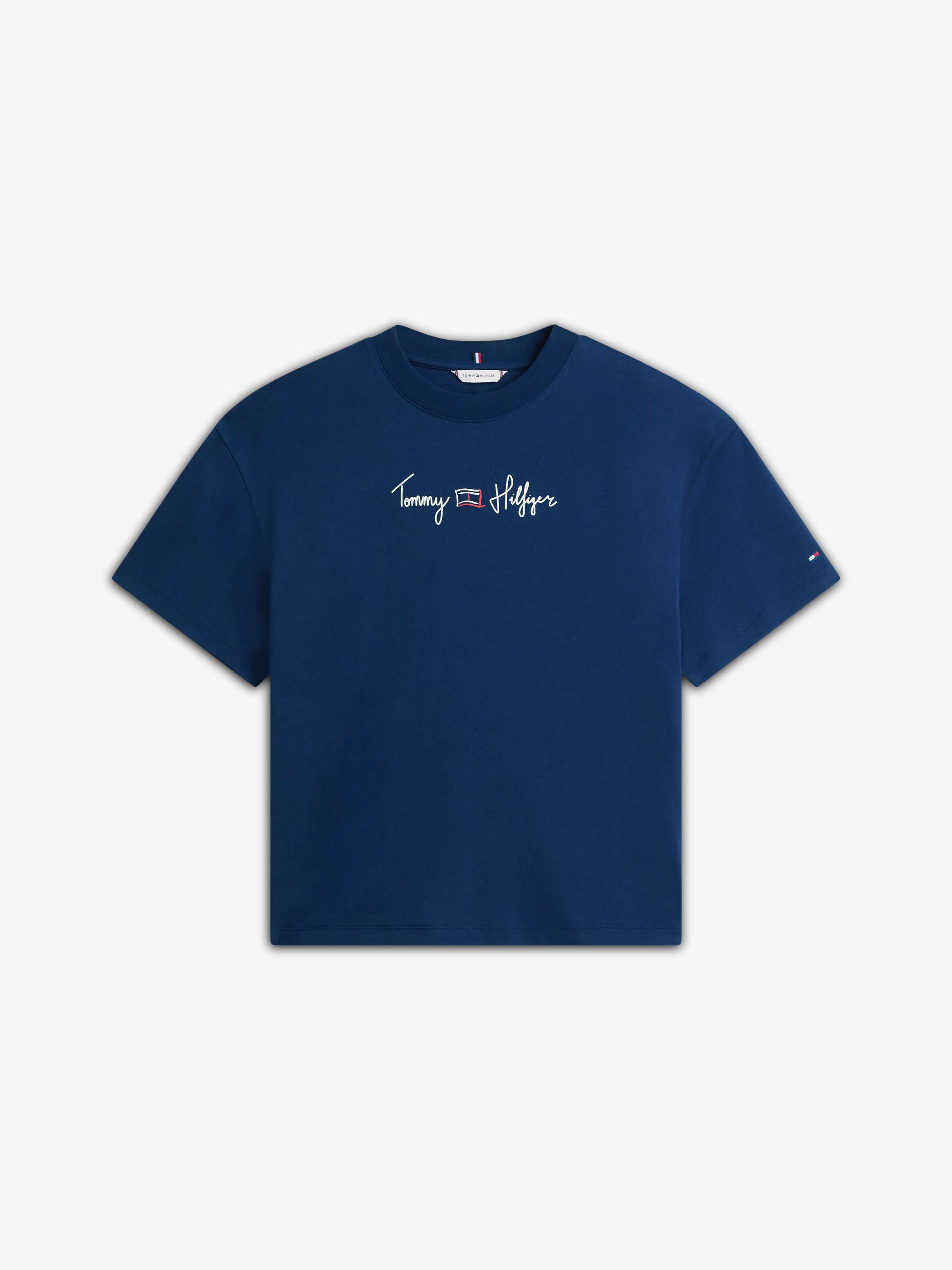 Asia Fit Graphic Double Knit T-Shirt | blue | Tommy Hilfiger Hong Kong