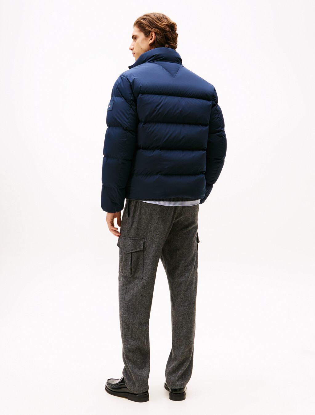 Water Repellent Down Puffer Jacket, Desert Sky, hi-res