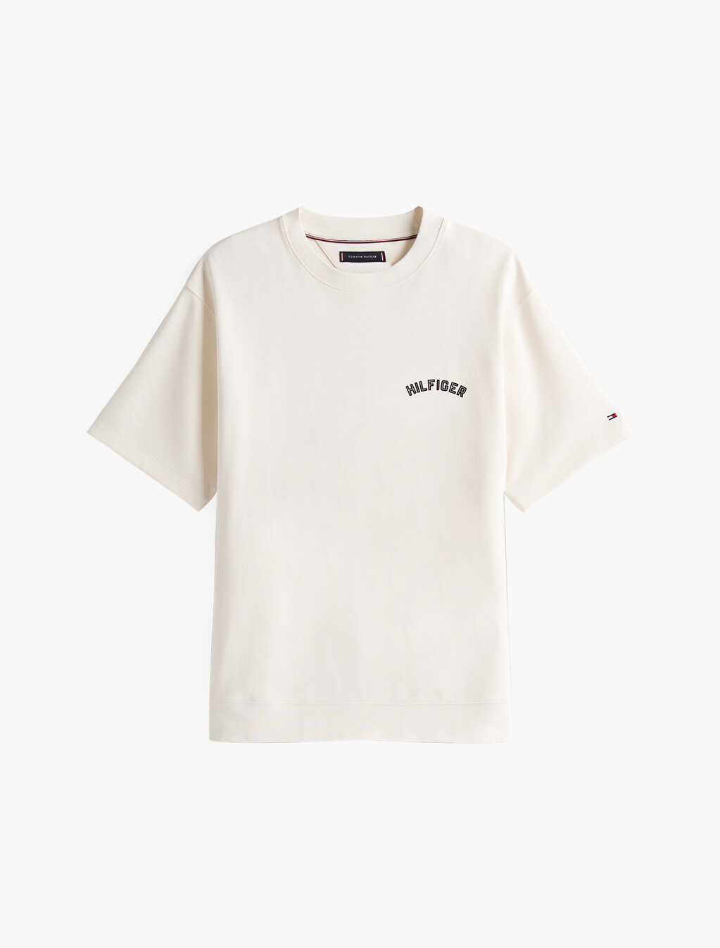 Graphic Short Sleeve Sweatshirt, Ivory Petal, hi-res