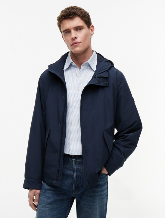 印花圖案平紋長袖 T 恤