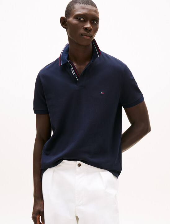 Regular Fit Tipped Collar Polo Shirt
