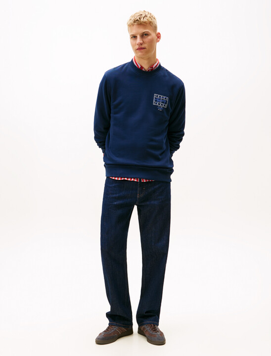 Tommy Flag Graphic Print Sweatshirt
