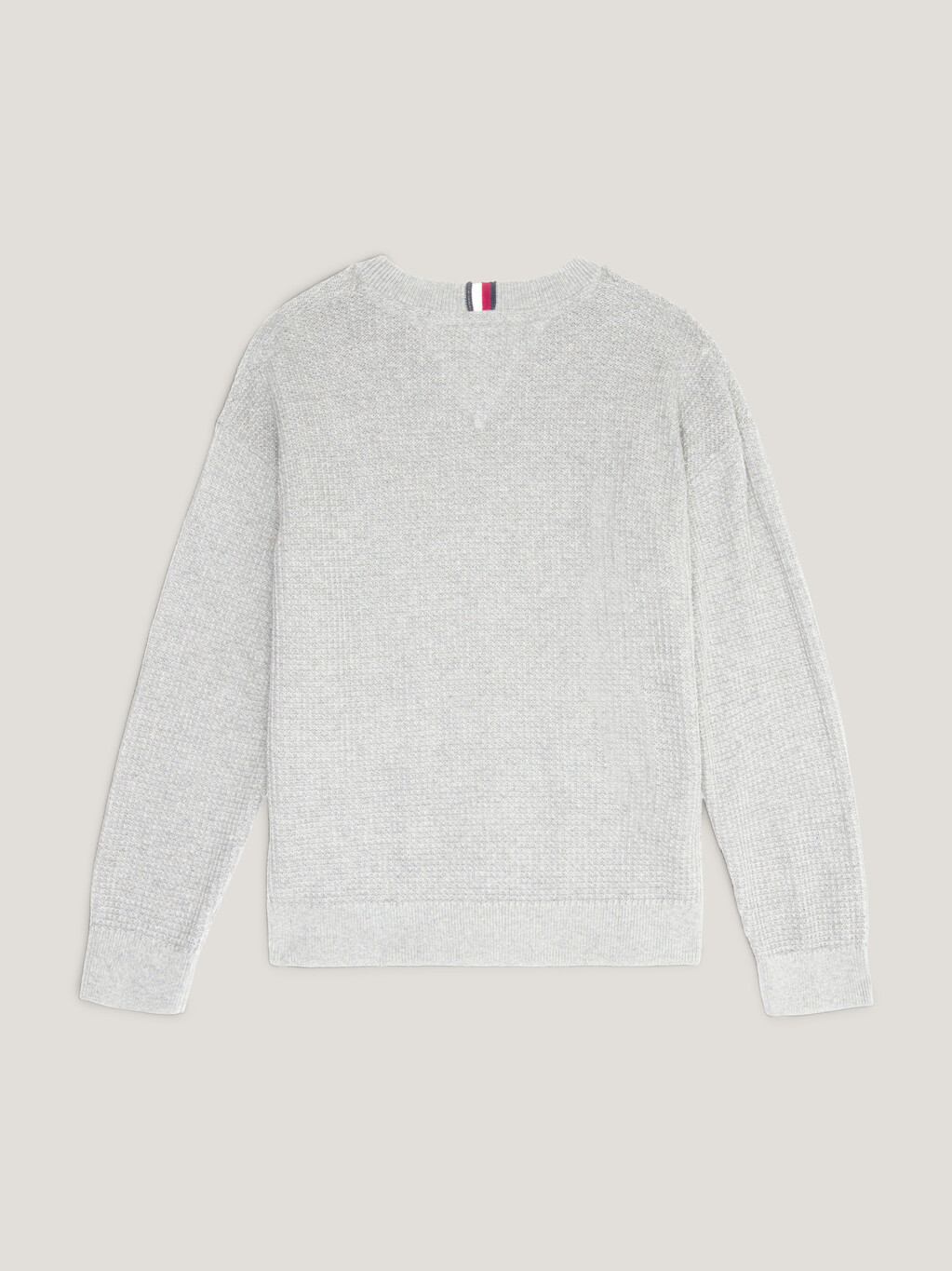 Boys Essential Knit Sweater, New Light Grey Heather, hi-res