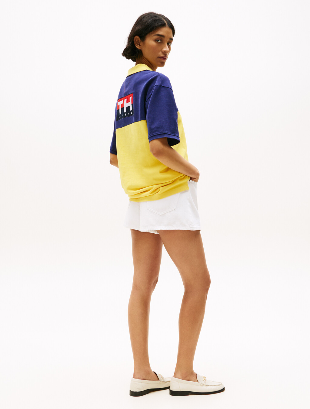 Hilfiger Sailing 航海風後背標誌 Polo 衫, Soft Sunflower, hi-res