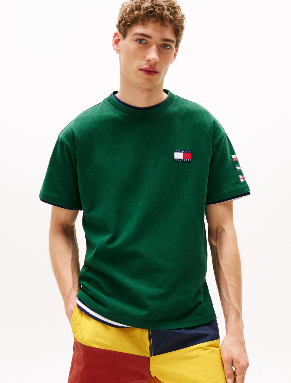 Hilfiger Sailing Relaxed Back Logo T-Shirt, Ornamental Green, hi-res