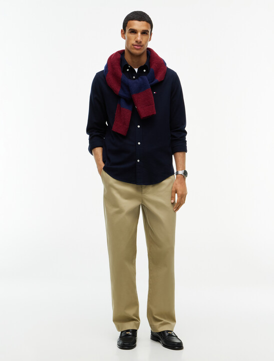 Regular Fit Herringbone Flannel Shirt