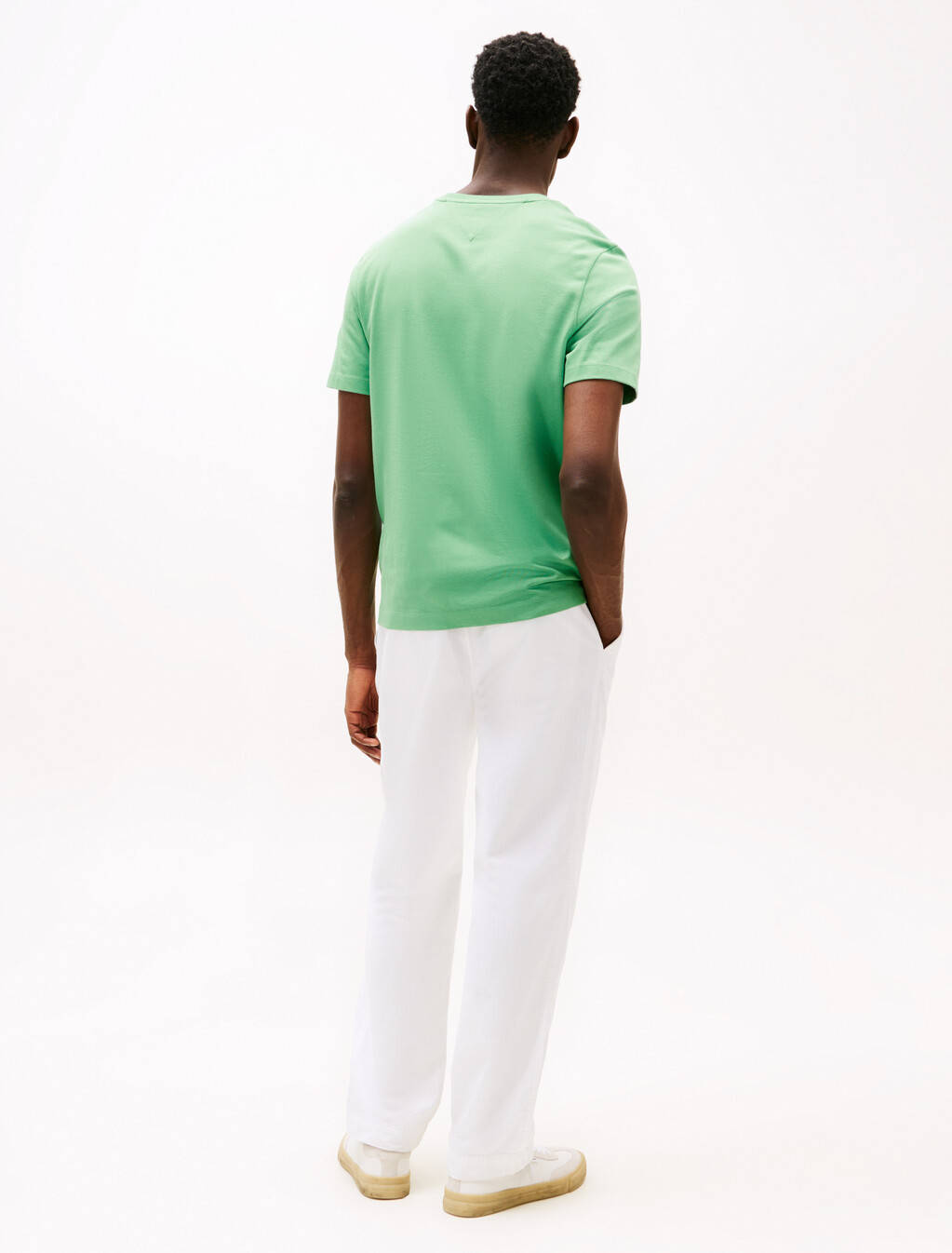 Contrast TH Monogram Embroidery T-Shirt, Fort Green, hi-res