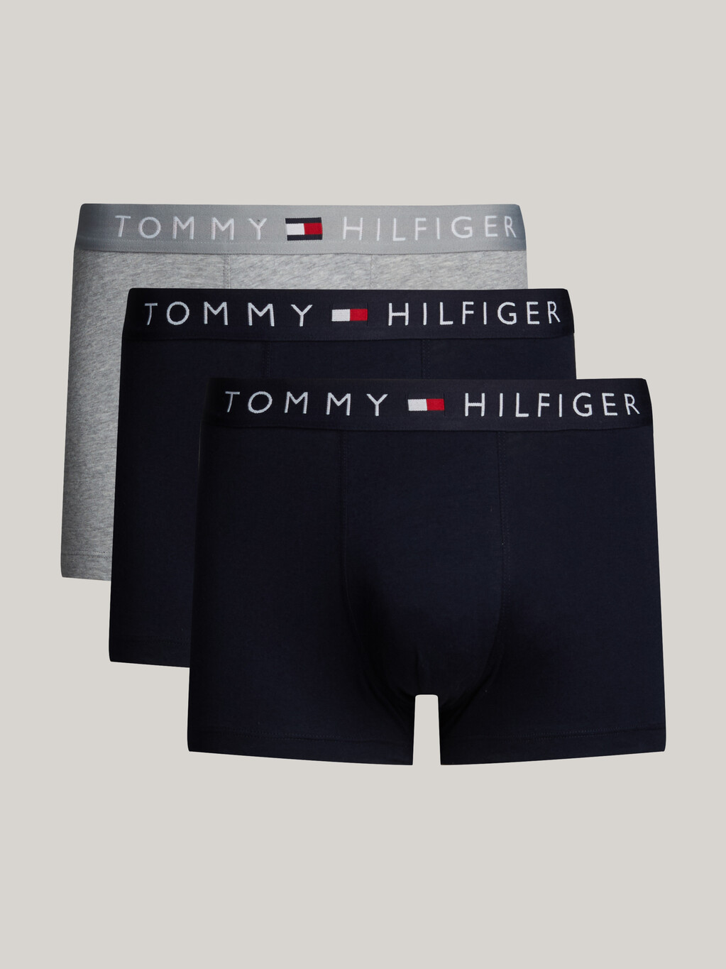 3-Pack TH Original Logo Trunks, Des Sky/Grey Htr/Des Sky, hi-res