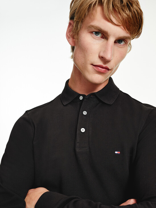 1985 TH Flex Slim Fit Long Sleeve Polo 1985 TH Flex Slim Fit Long Sleeve Polo