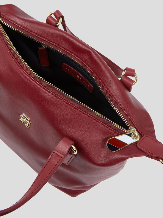 Textured Webbing Strap Small Tote