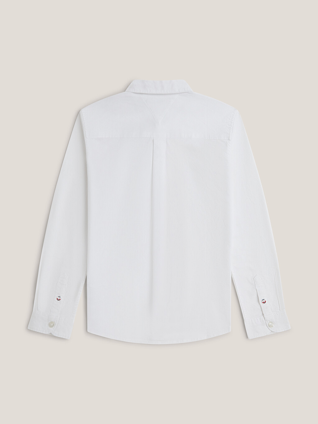 Boys Color Tape Oxford Shirt, White, hi-res