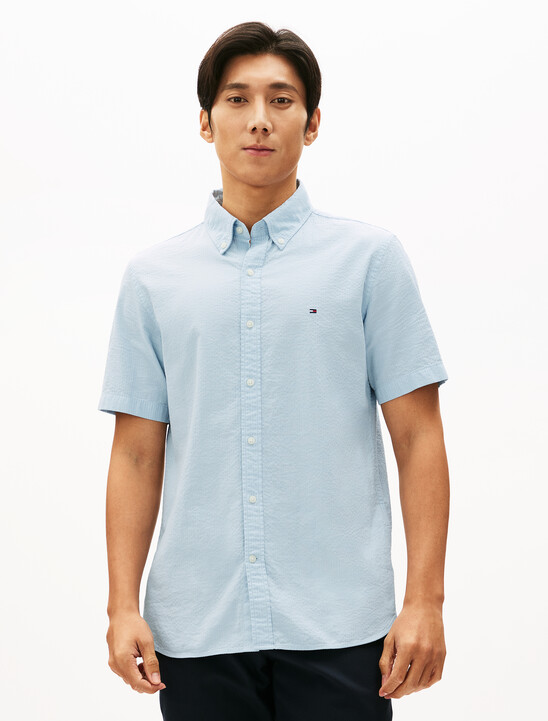 Seersucker Short Sleeve Shirt