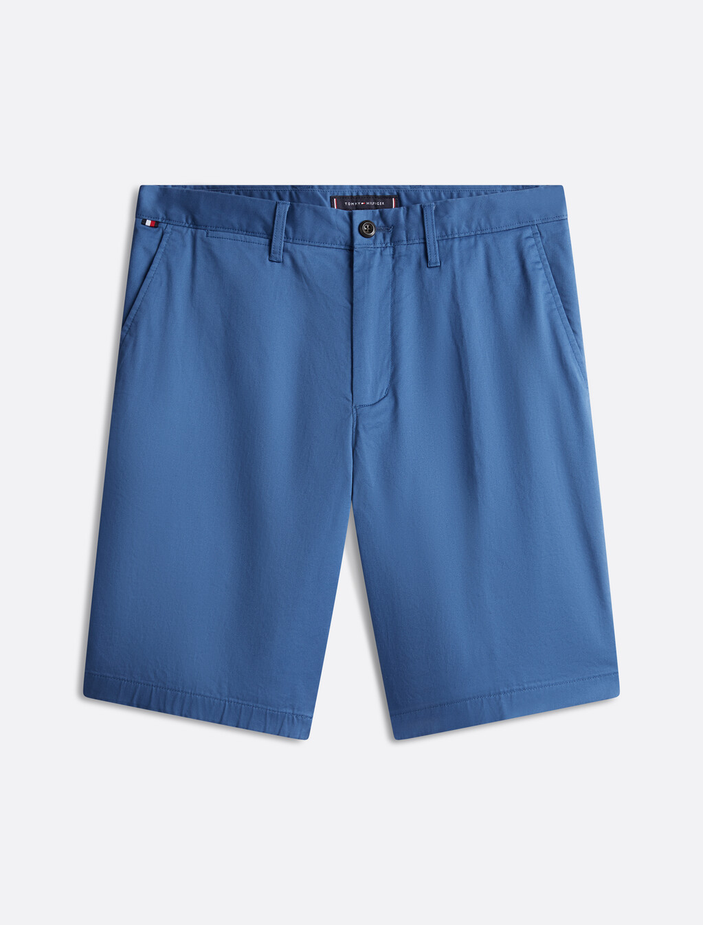Brooklyn Cotton Satin Shorts, Award Blue, hi-res