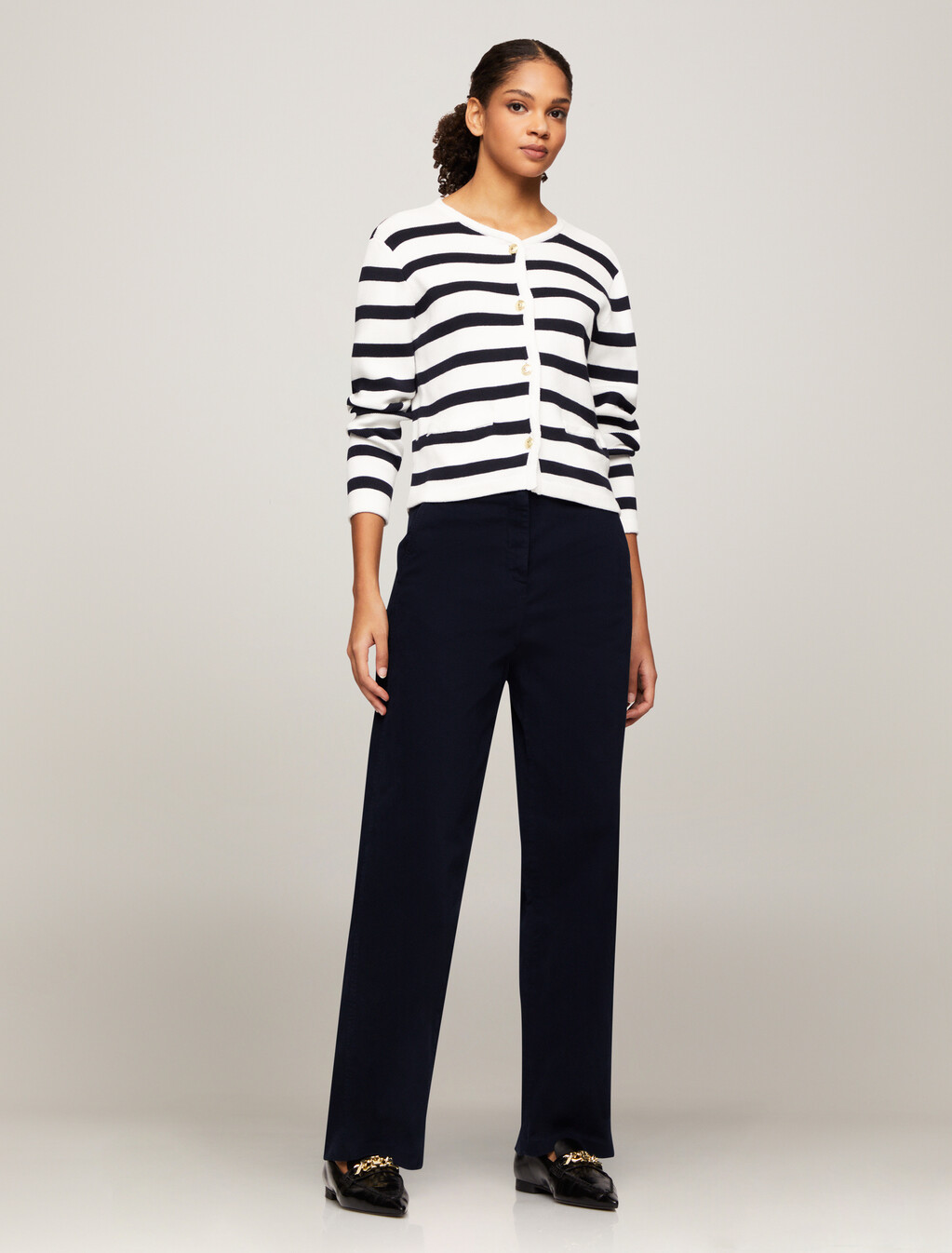 Comfort Relaxed Straight Pants, Desert Sky, hi-res