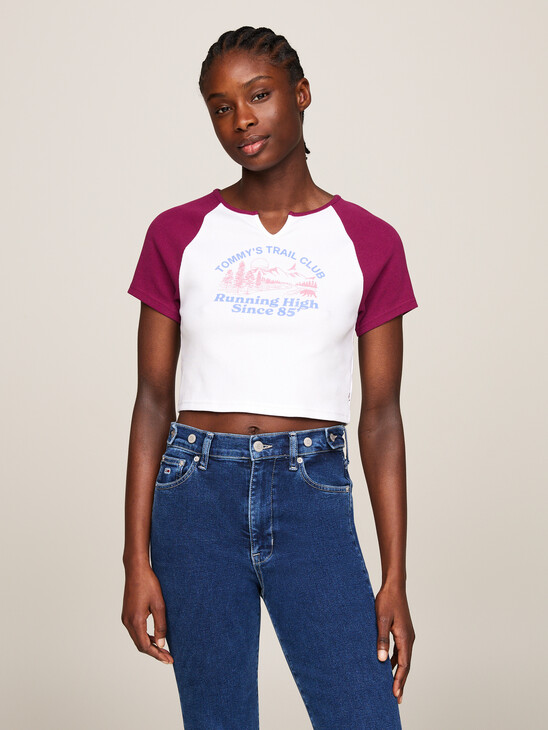 Prep Explorer Dual Gender Cropped Slim T-Shirt