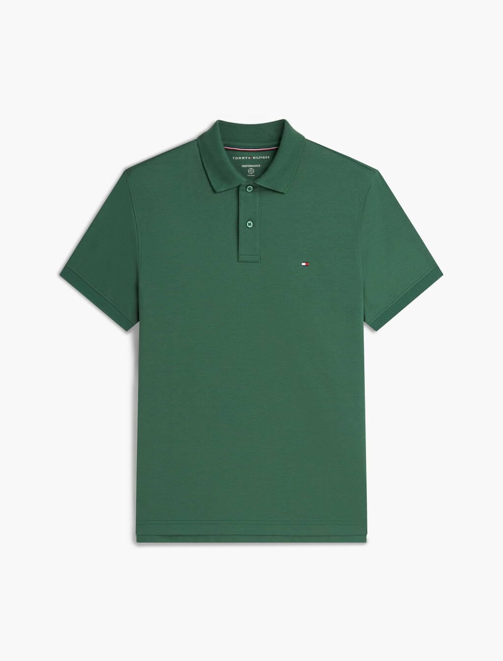Performance Regular Fit Jaquard Polo Shirt, Street Green, hi-res