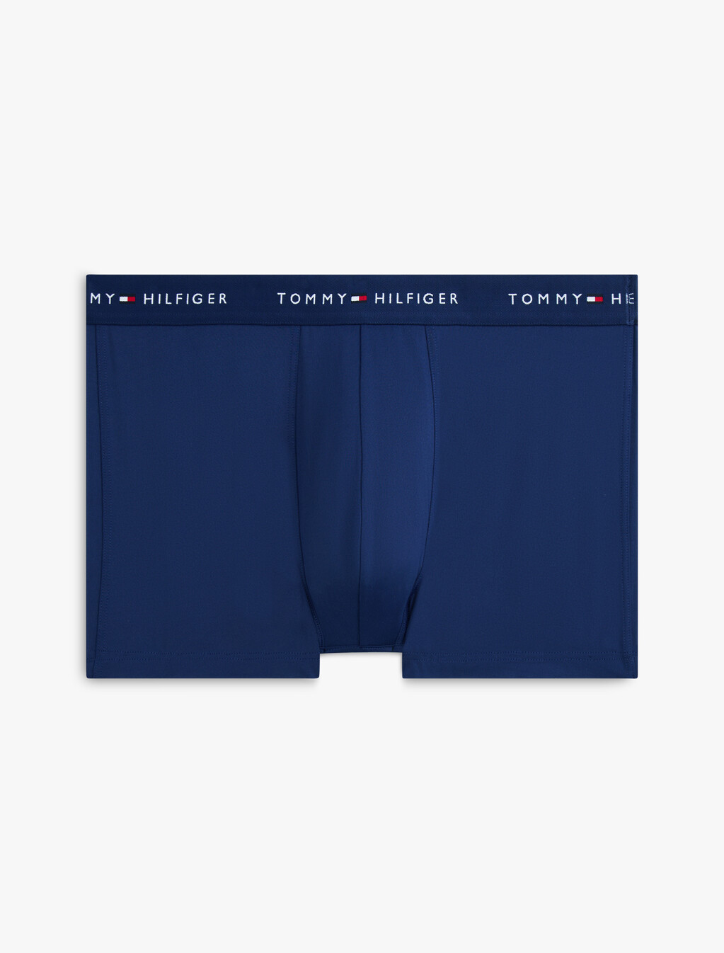 Signature Logo Waistband Stretch Trunk, Preppy Navy, hi-res