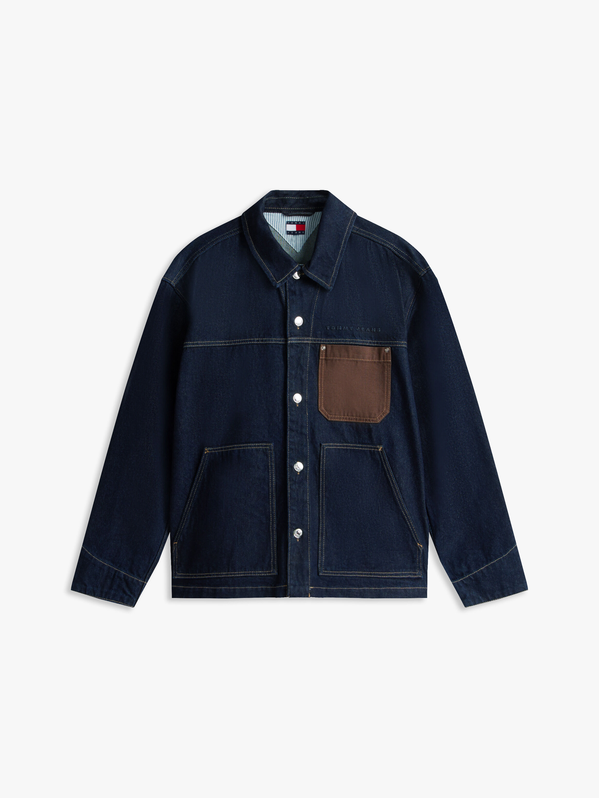 Relaxed Denim Chore Jacket | blue | Tommy Hilfiger Hong Kong