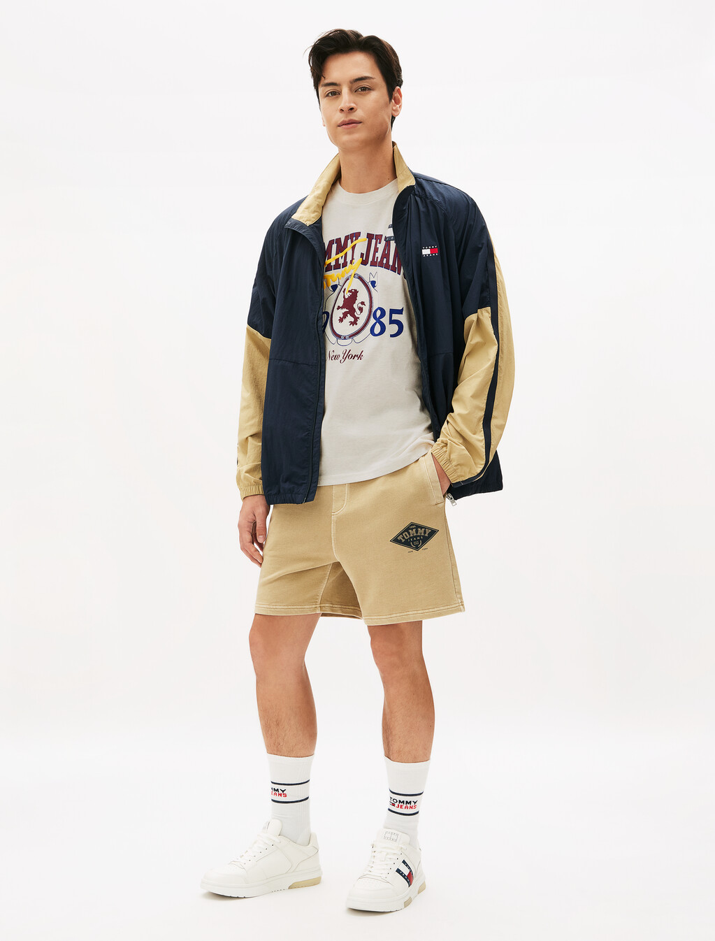 Regular Varsity Novelty T-Shirt, Oat Marl Htr, hi-res