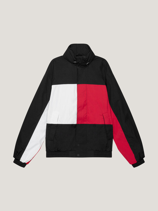 Tommy Remastered Dual Gender Signature Colour-Blocked Jacket