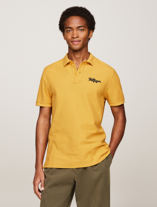 Chain Stitch Logo Embroidery Polo