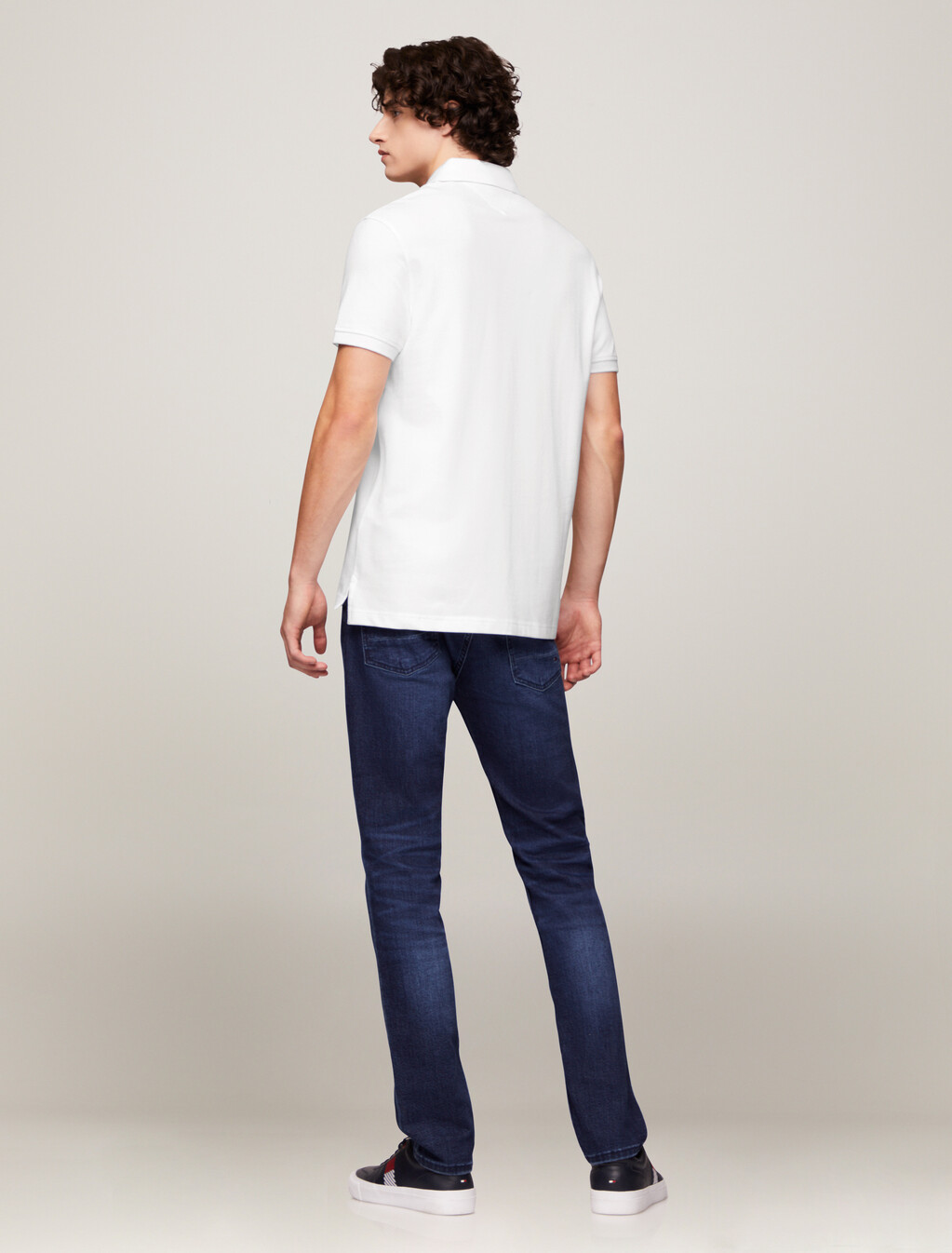 1985 系列修身 Polo 衫, White, hi-res