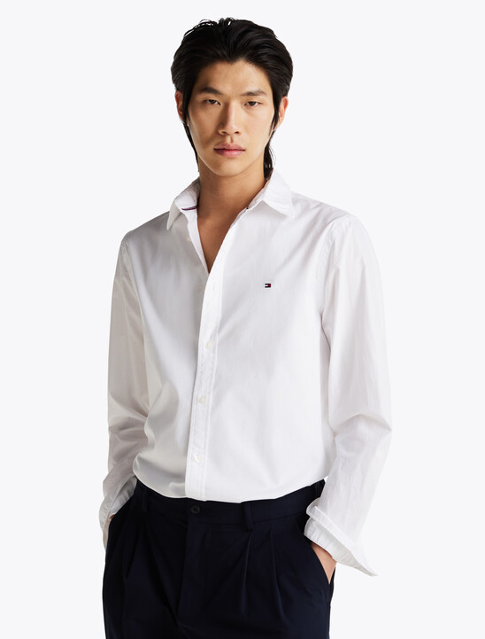 TH Flex Slim Fit Poplin Shirt