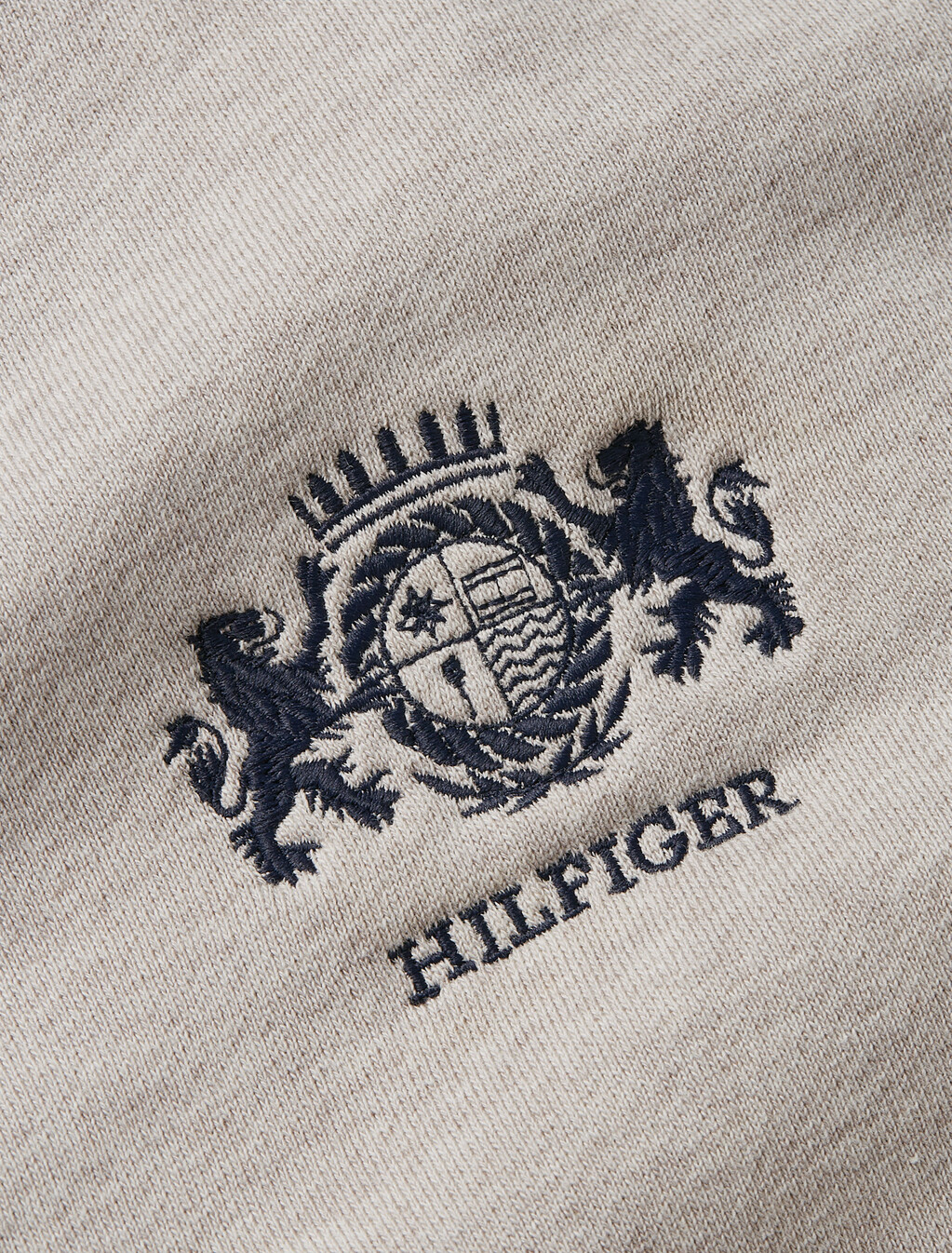 Logo Embroidery Sweatshirt, Heathered Pebble, hi-res