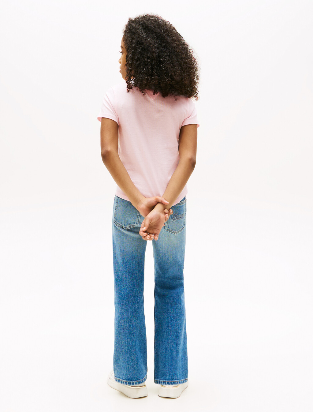 TOMMY SCRIPT TEE SSLight Pink, Light Pink, hi-res