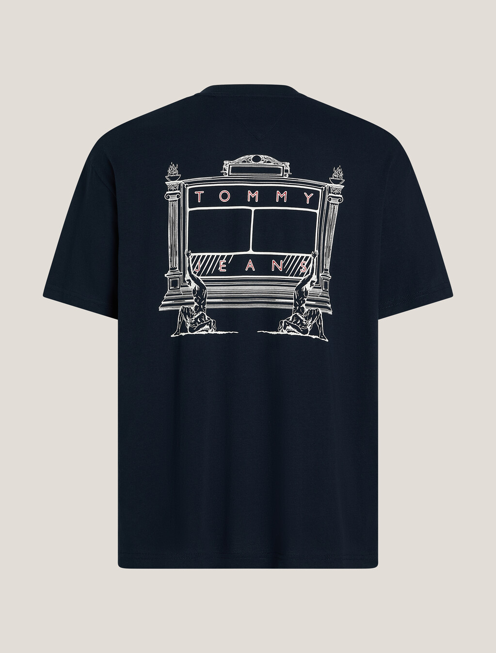 Back Logo Relaxed T-Shirt, Dark Night Navy, hi-res