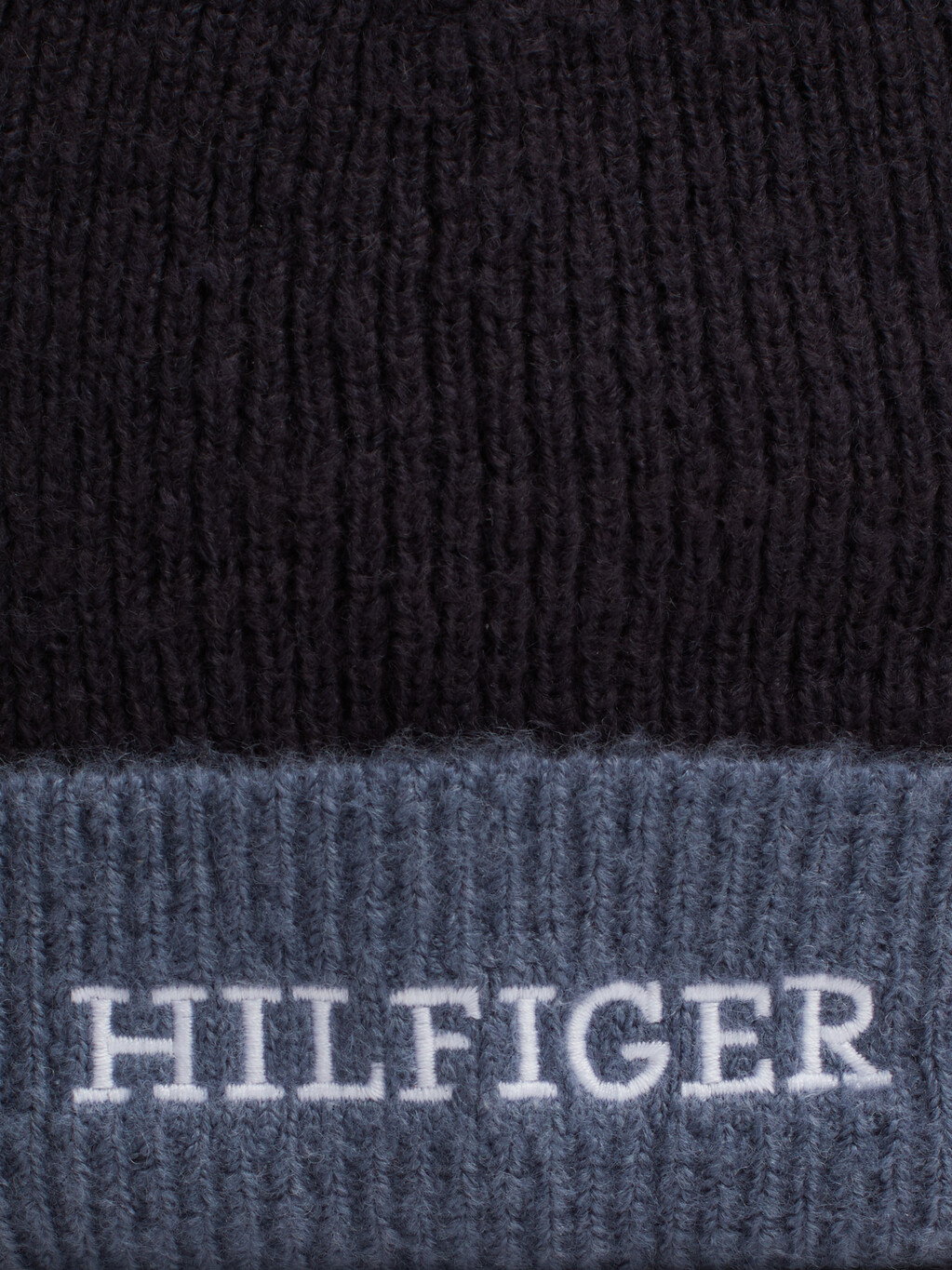 童裝 Hilfiger Monotype 針織帽和圍巾套組, Space Blue, hi-res