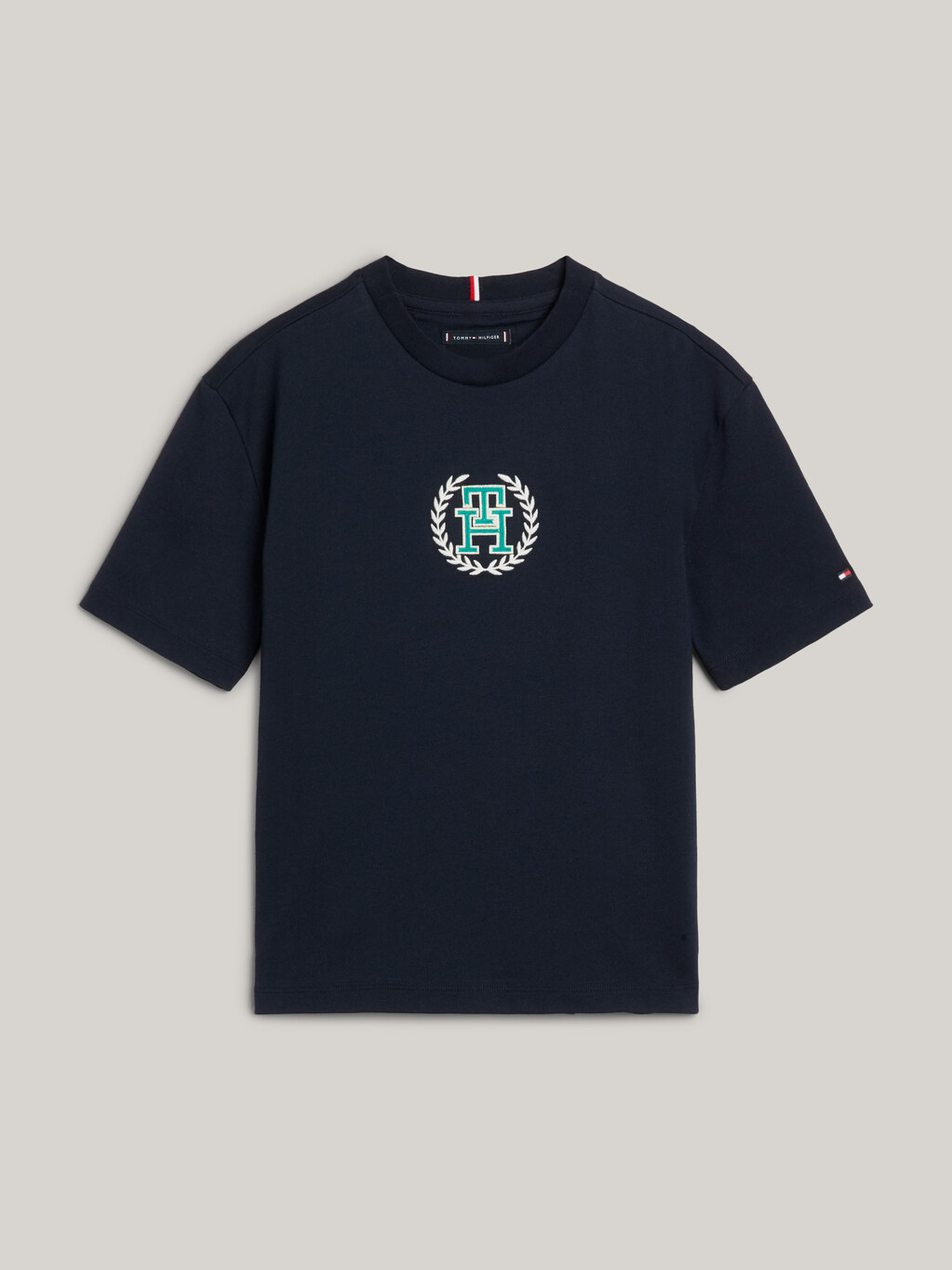 TH Monogram Crest Logo T-Shirt, Desert Sky, hi-res