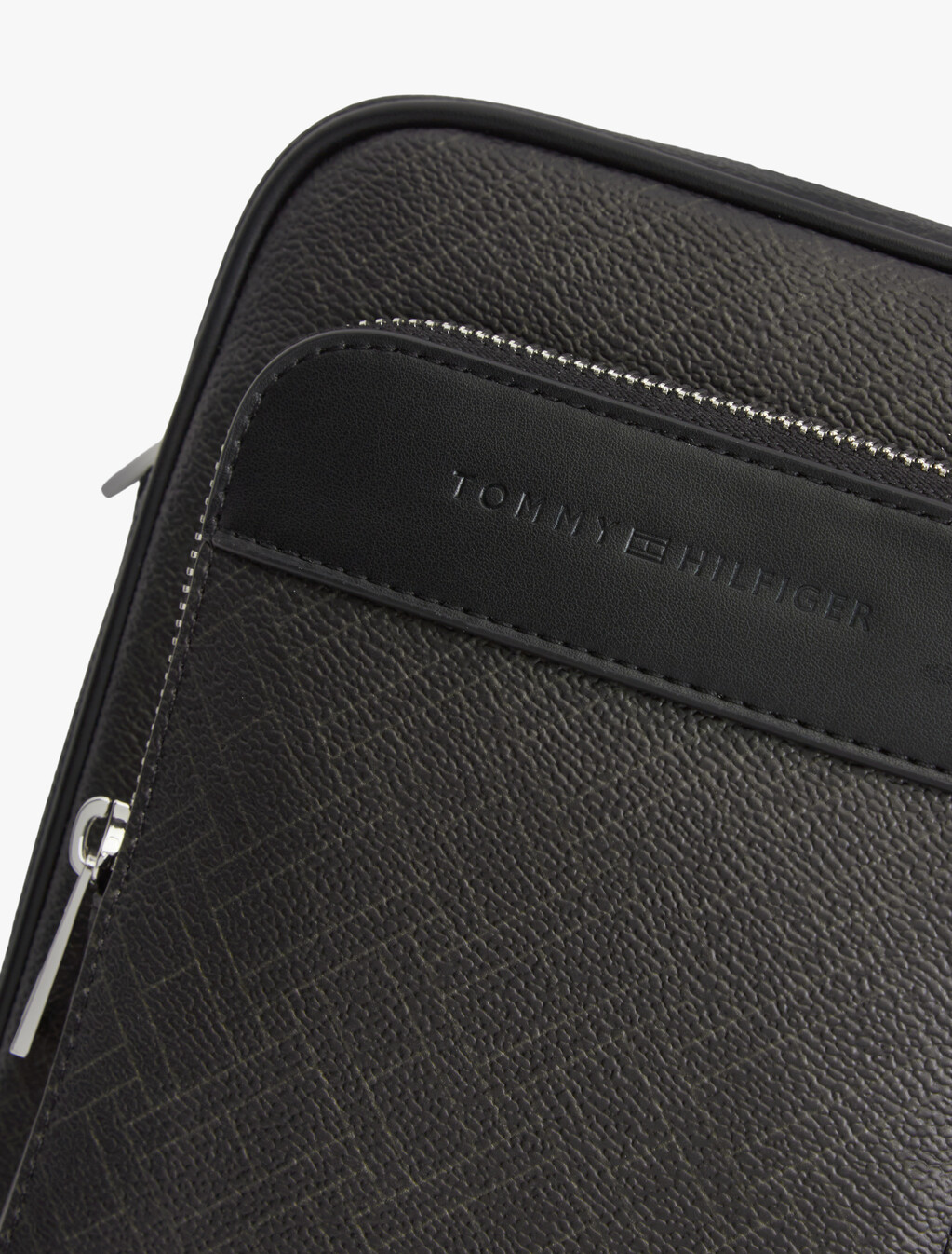 Hilfiger Flag Crossbody Reporter Bag, Black, hi-res