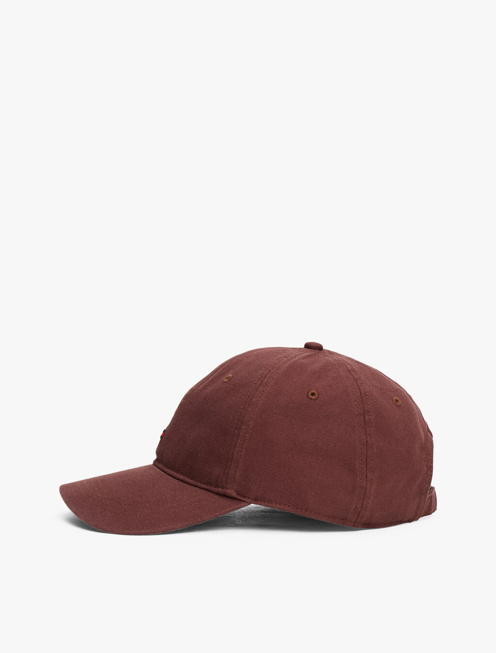 Tommy Flag Soft Baseball Cap, Rich Walnut, hi-res