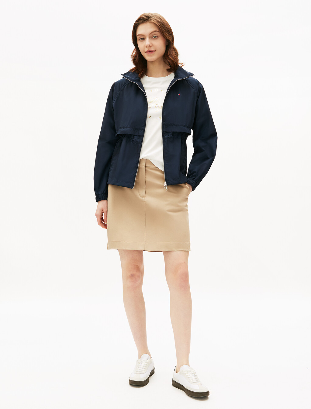 Hip Length Windbreaker, Dark Night Navy, hi-res