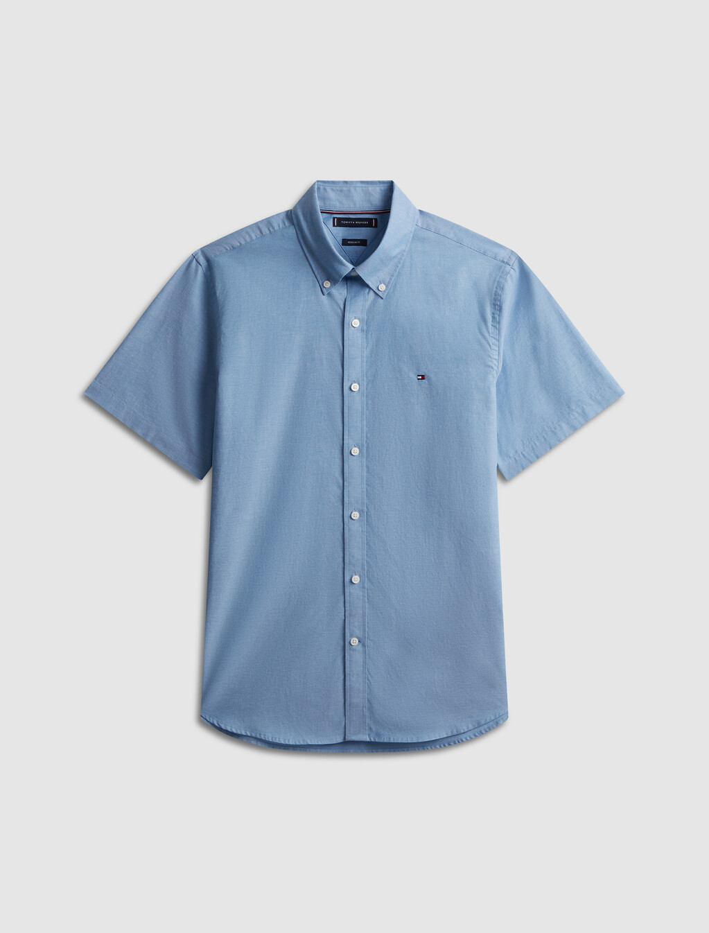 Oxford Short Sleeve Shirt, Shirt Blue, hi-res