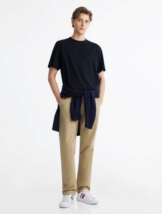 Embossed Hilfiger T-Shirt, Desert Sky Embossed Hilfiger T-Shirt