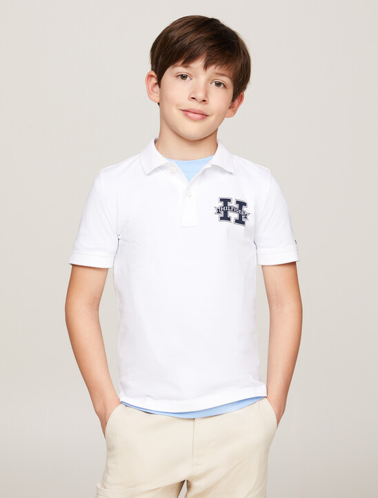 Regular Fit Varsity Letter Polo