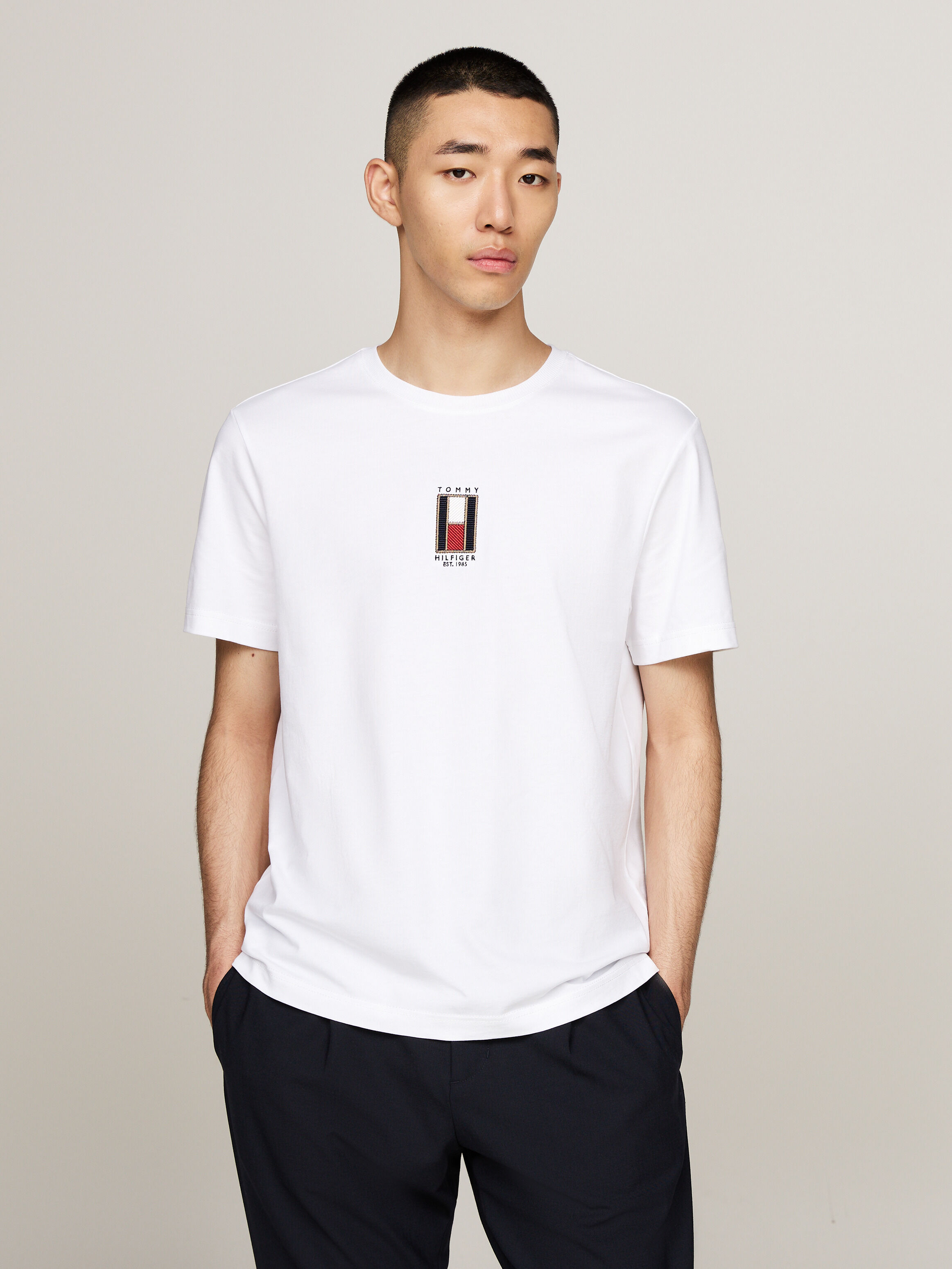 Tommy hilfiger plain t shirts store