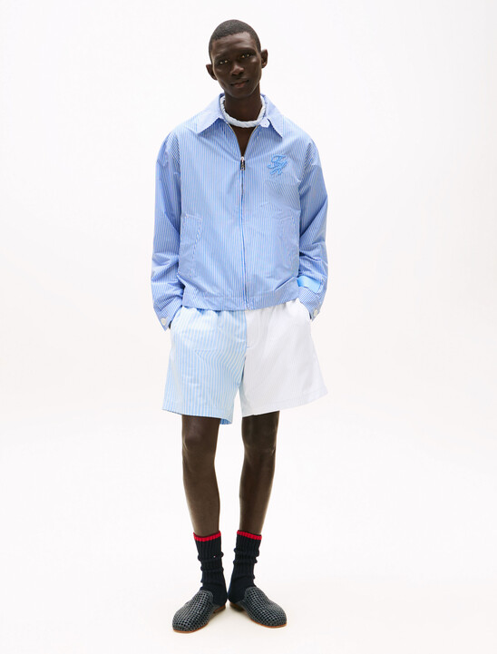 The Runway 系列伊薩卡條紋常春藤外套