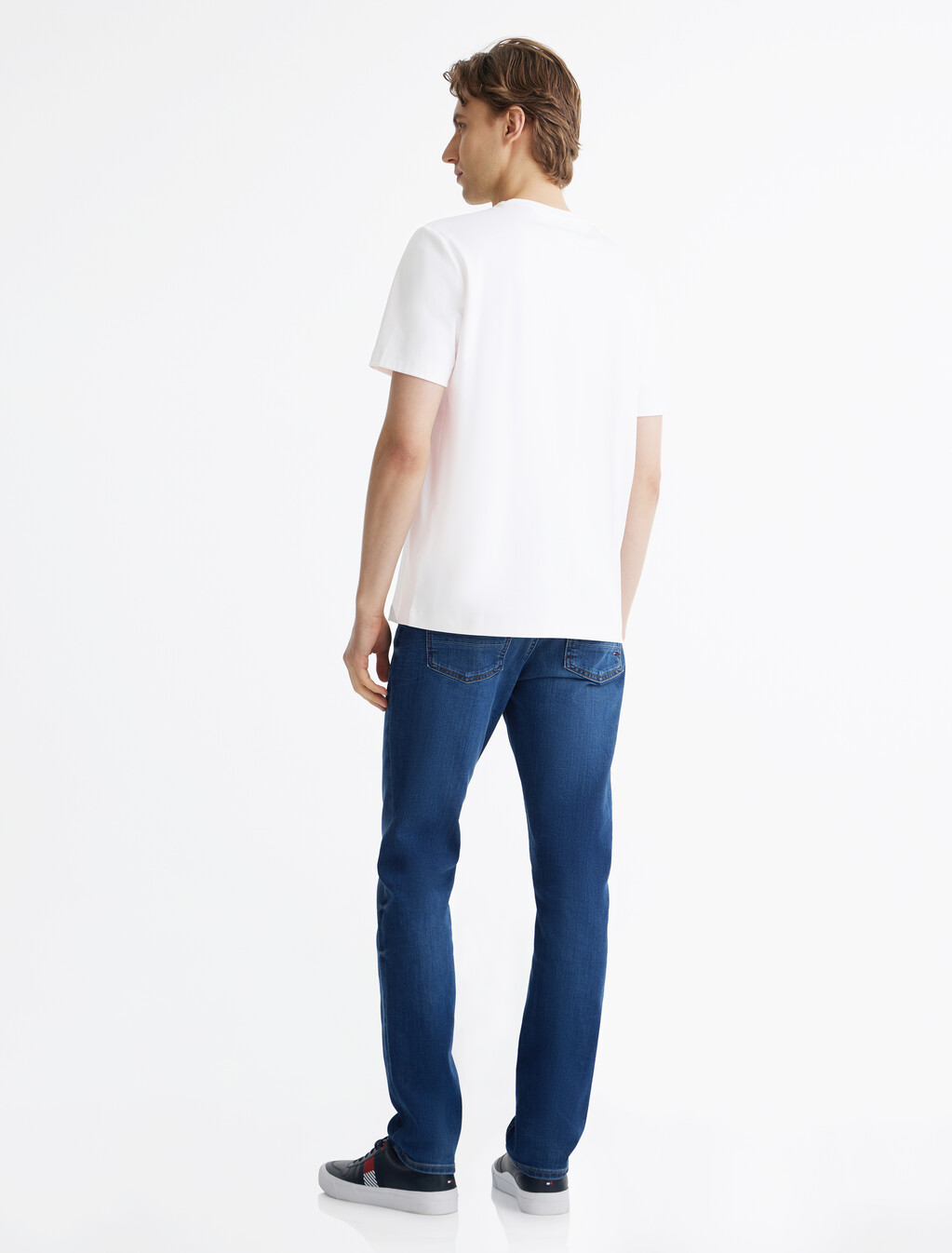 Hilfiger Crest Interlock T-Shirt, White, hi-res