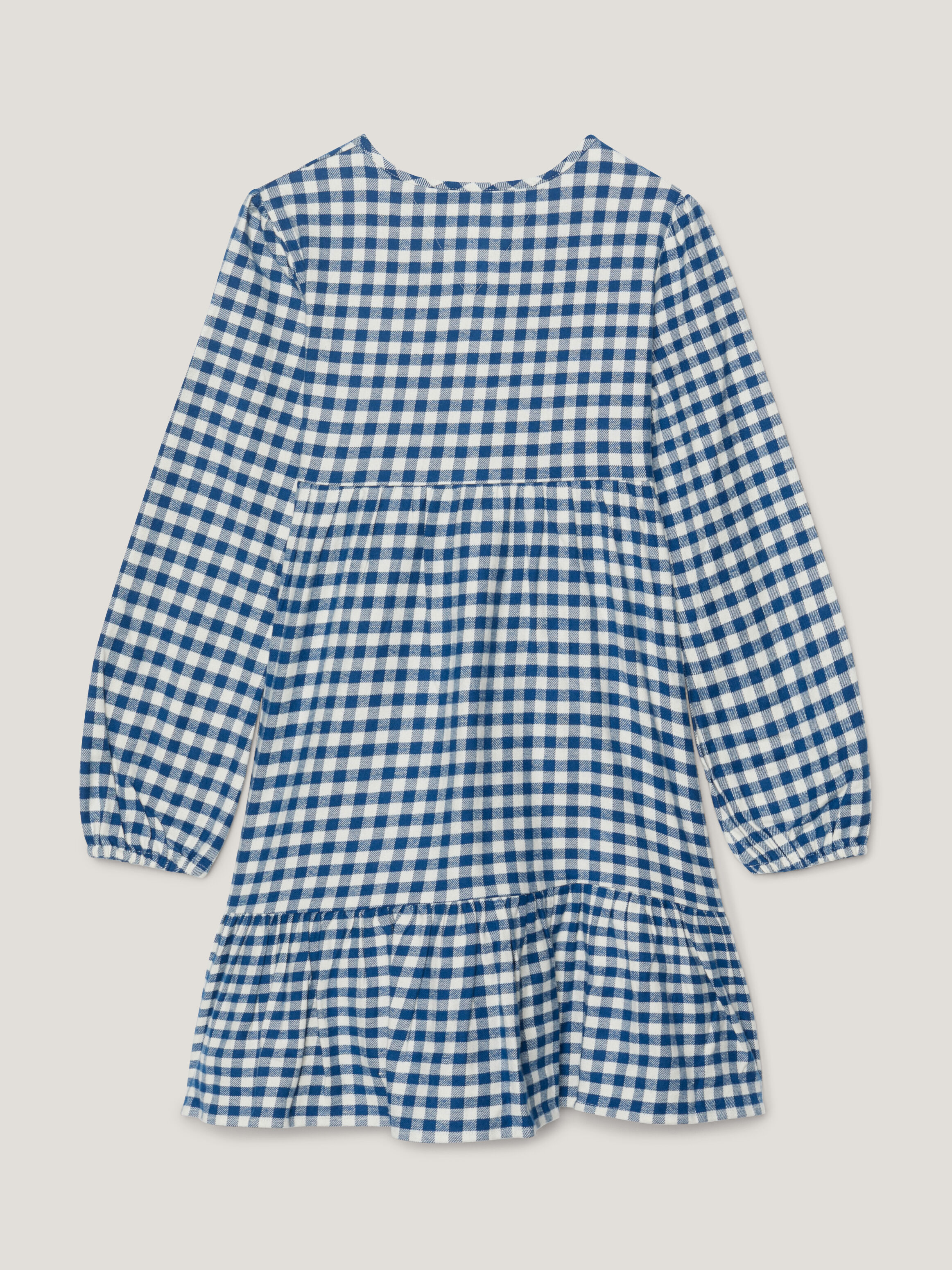 Gingham Check Fit and Flare Dress blue Tommy Hilfiger