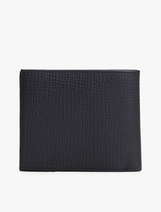 Hilfiger Flag Leather Card And Coin Bifold Wallet