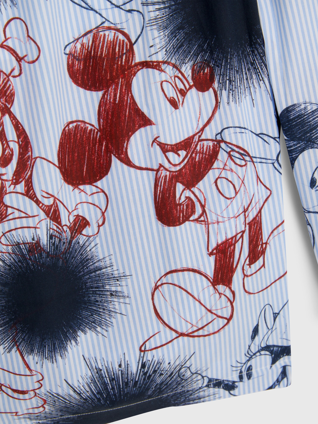 Disney X Tommy 伊薩卡條紋短褲, Blue Stripe, hi-res