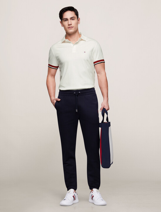 雙面棉質針織袖口 Polo 衫
