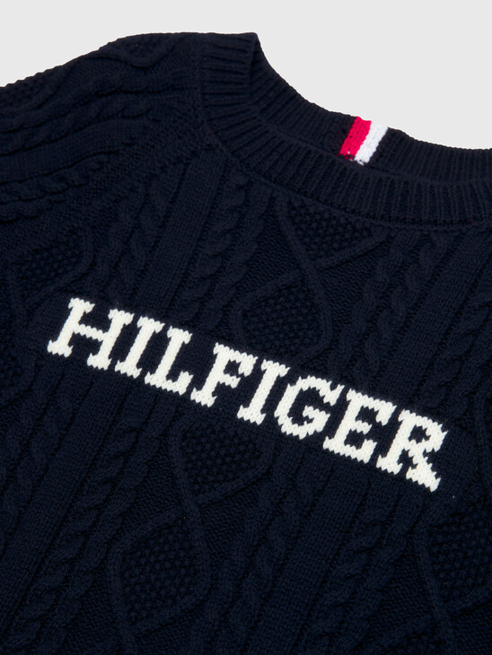 Hilfiger Monotype 絞花針織經典版型冷衫