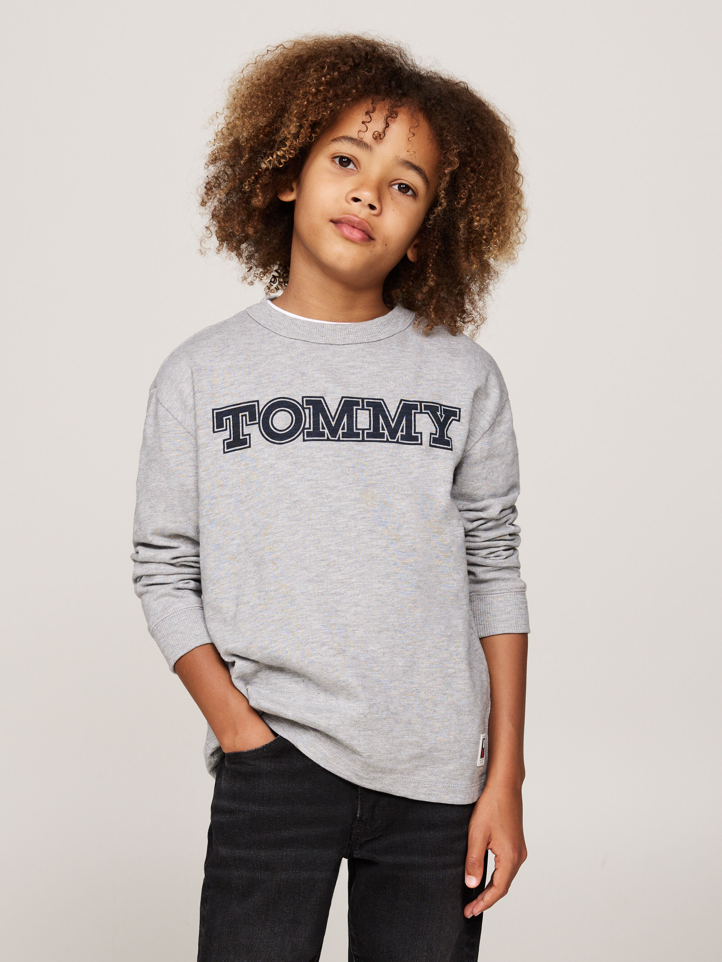 Grey tommy jumper sales