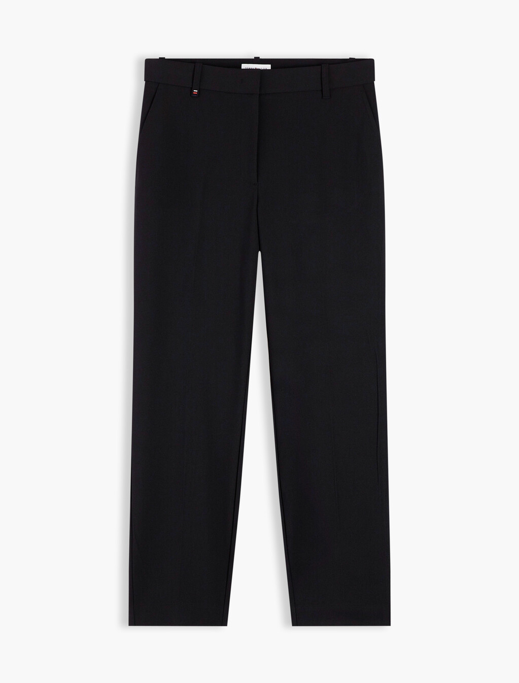 Travel Slim Straight Leg Trousers, Black, hi-res