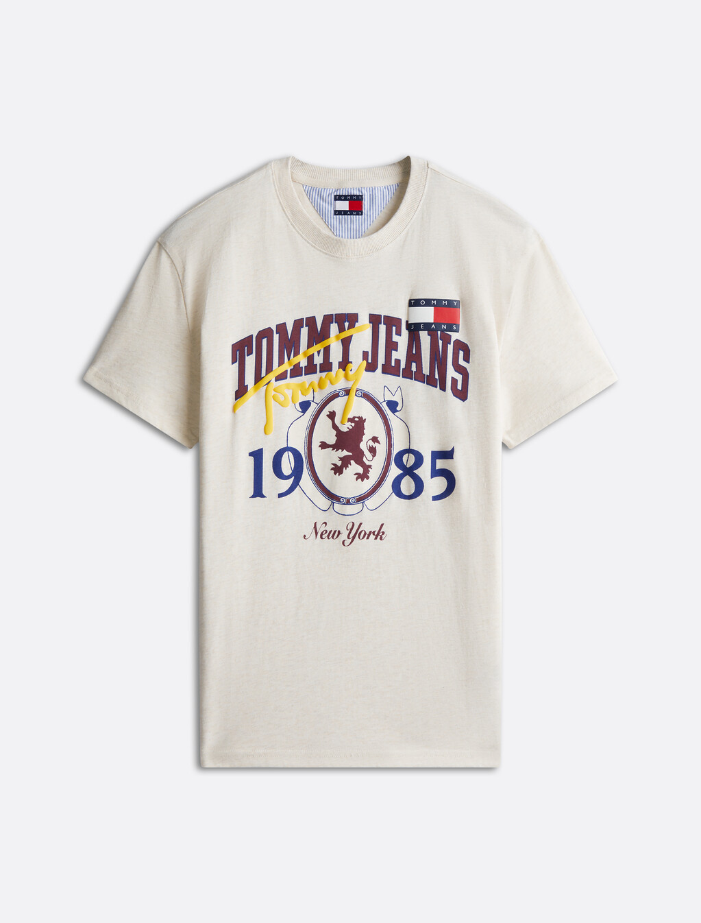 Regular Varsity Novelty T-Shirt, Oat Marl Htr, hi-res